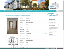 Tablet Screenshot of gwg-neuerweg.de